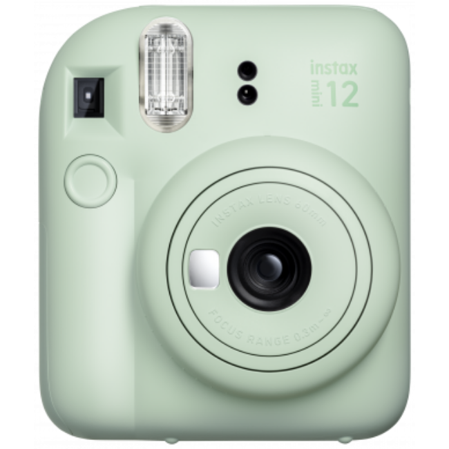teal green turquoise fujifilm instax mini 12 instant camera