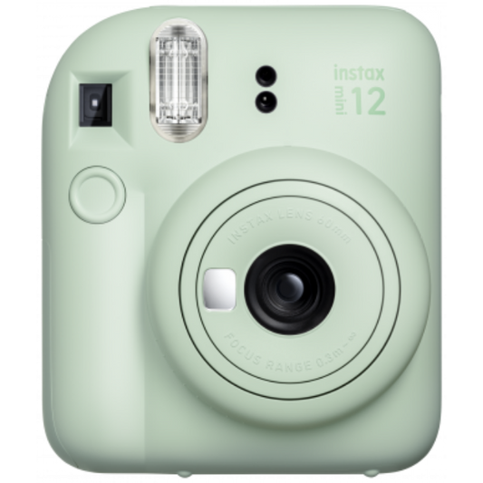 teal green turquoise fujifilm instax mini 12 instant camera
