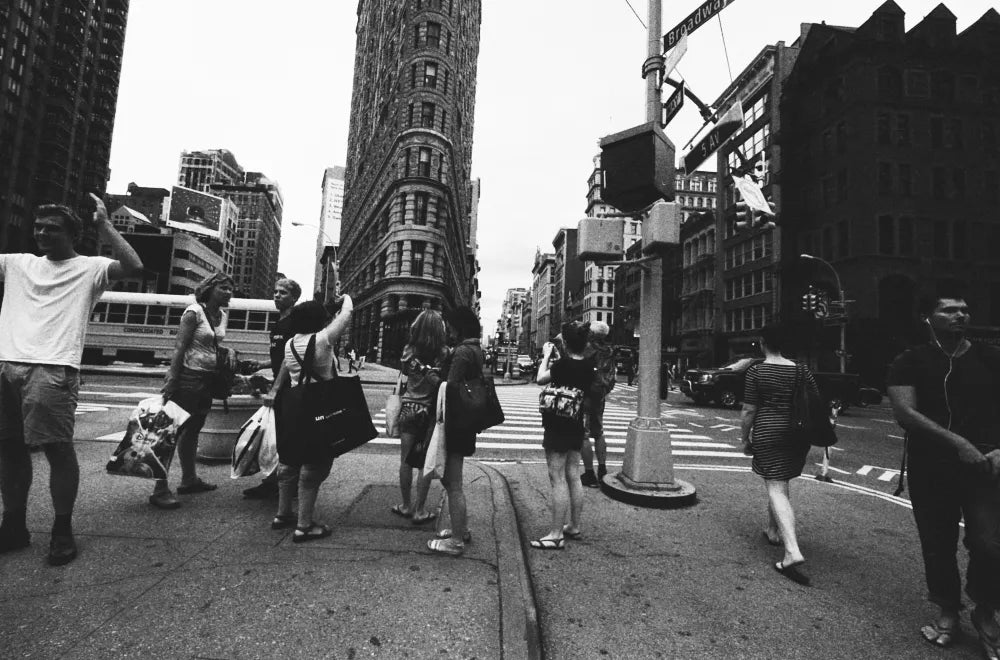 Sample photo for ilford 3200iso delta 35mm film new york flat iron building