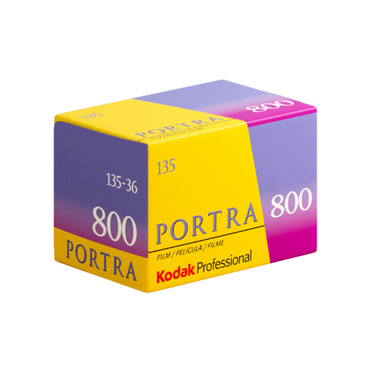 kodak portra 800 iso 35mm film box