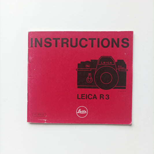 Leica r3 instructions
