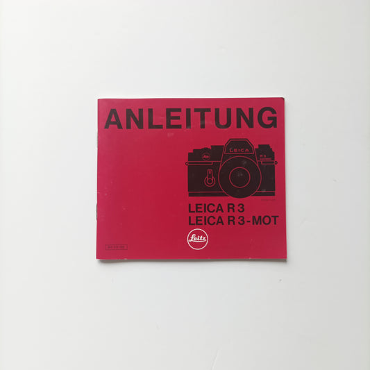 Leica r3 instructions in german