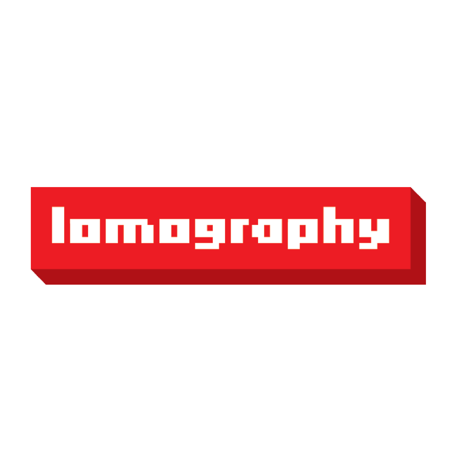 Lomography red and white logo