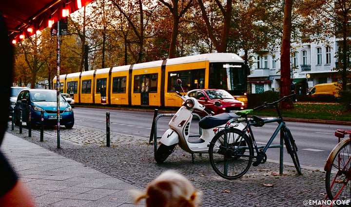 Amsterdam tram shot on Kodak portra 400 35mm