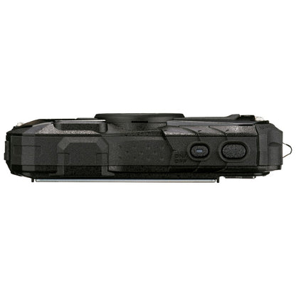 Ricoh wg80 black top view  tough waterproof digital camera