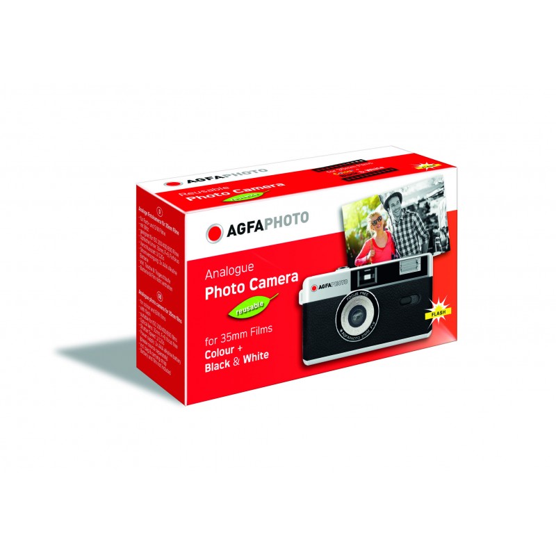 Agfa-photo 35mm reusable film camera box black