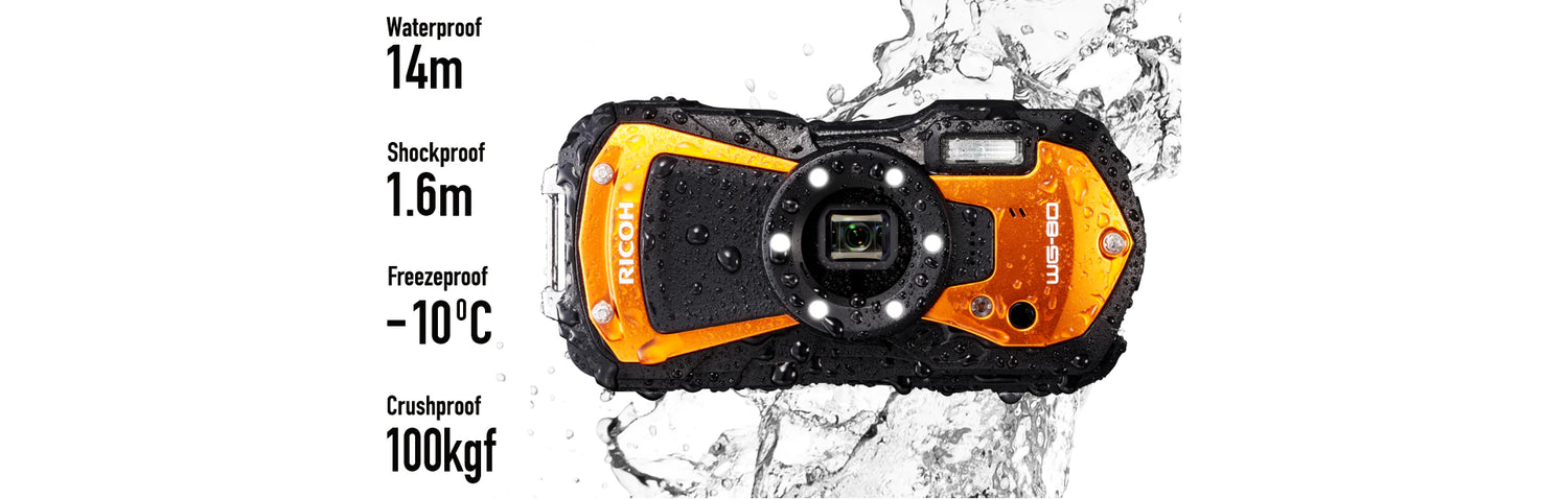 Ricoh wg80 waterproof film camera spec sheet