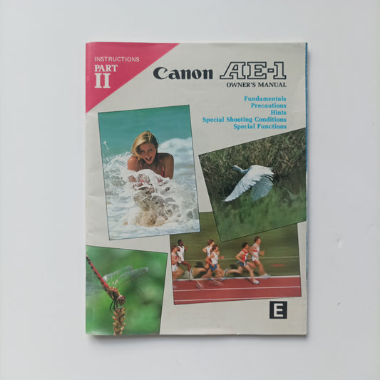 canon ae1 owners manual