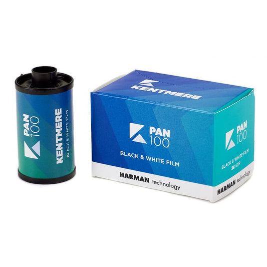Kentmere pan 100 black and white 35mm film 36 exposures box - Bokeh Cameras Ireland