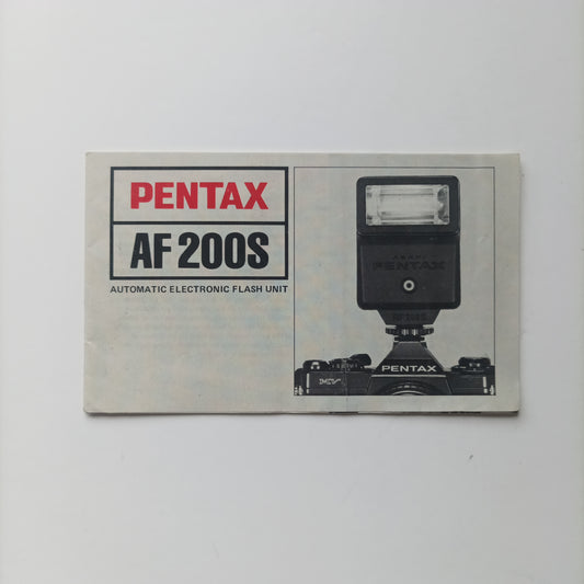 pentax af200s flash instructions