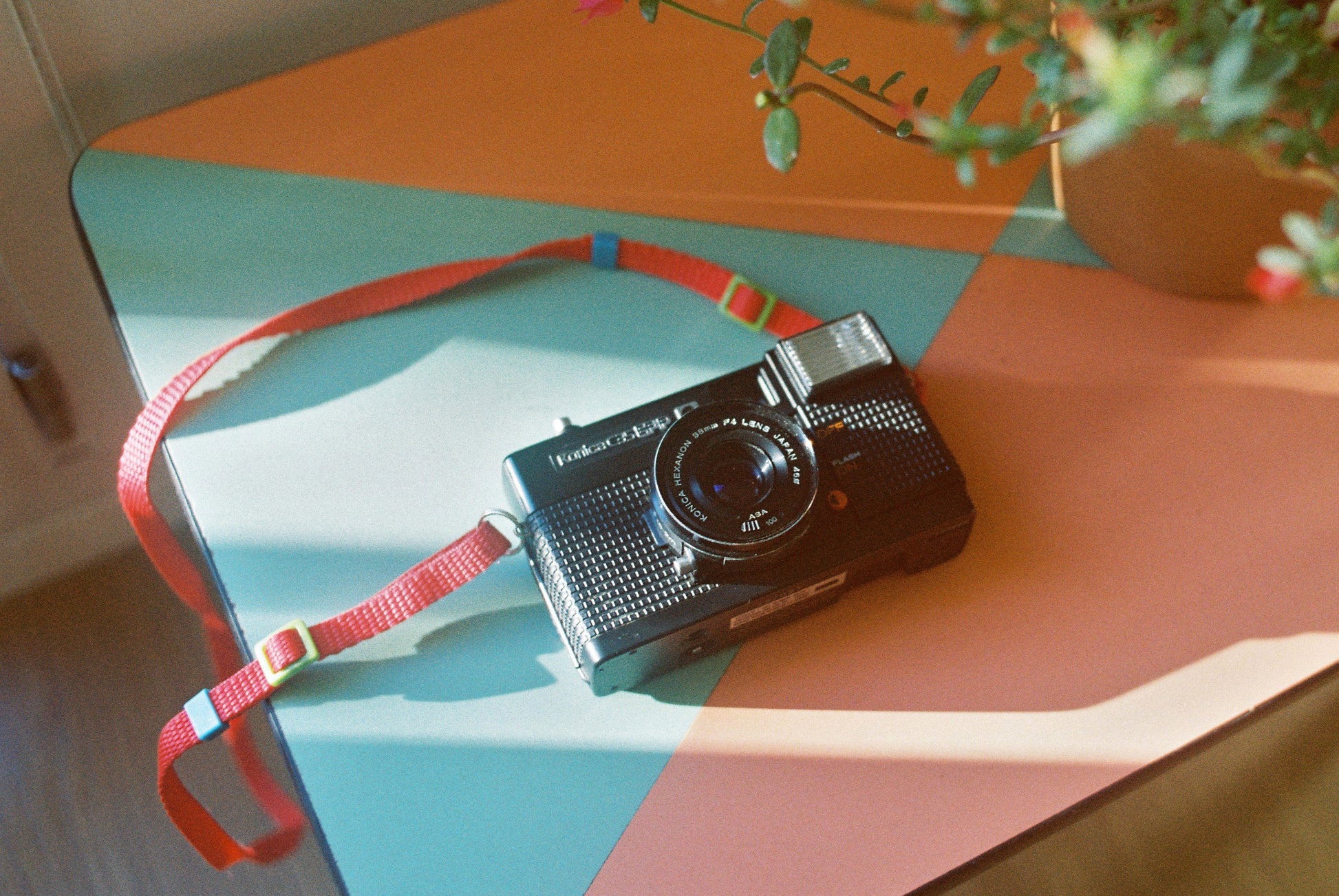 red-001 Dubblefilm camera strap