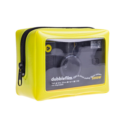 Dubblefilm show film reusable 35mm film camera in yellow case