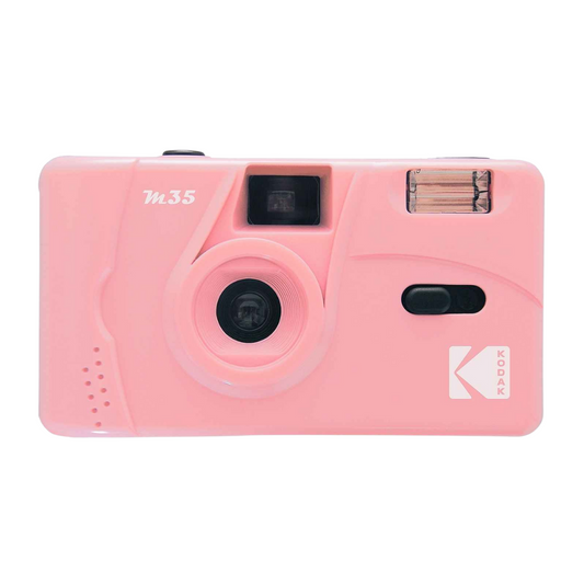 Kodak m35 reusable disposable 35mm compact film camera in pink